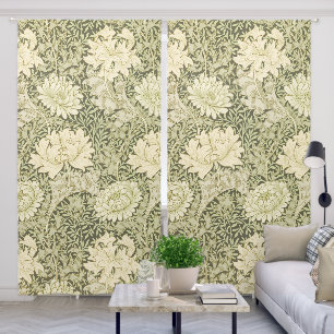 William Morris's Chrysanthemum pattern (1877 Blackout Curtains