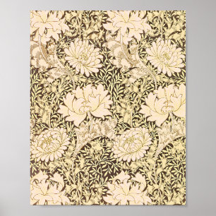 William Morris's Chrysanthemum pattern Poster