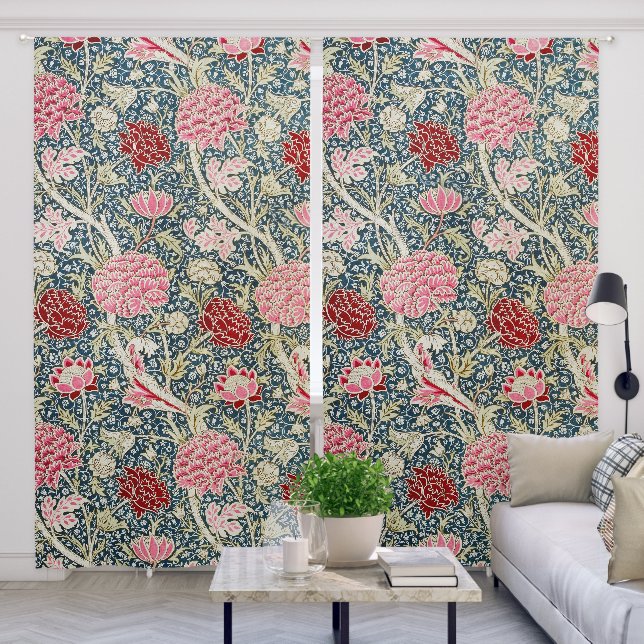 William Morris's Cray (1884–1917) Blackout Curtains (Living Room)