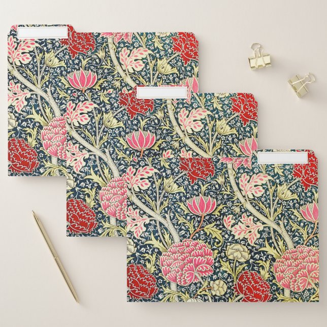 William Morris's Cray famous pattern File Folder (Set)
