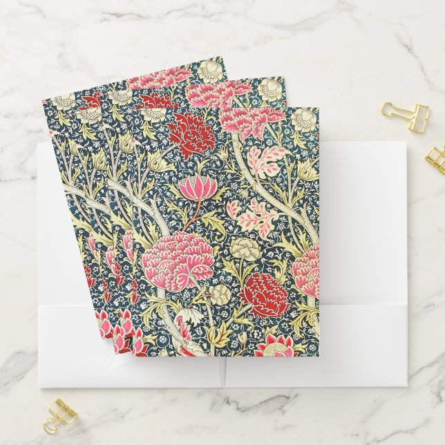 William Morris's Cray famous pattern Pocket Folder (In Situ)