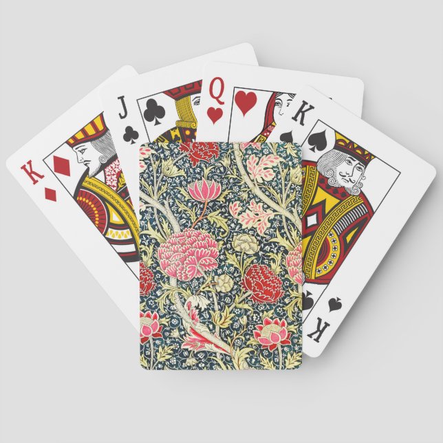 William Morris's Cray famous pattern Poker Cards (Back)