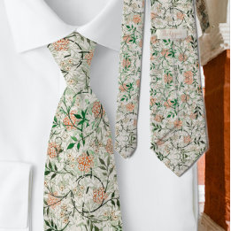 William Morris's Famous Jasmine Floral Pattern Neck Tie