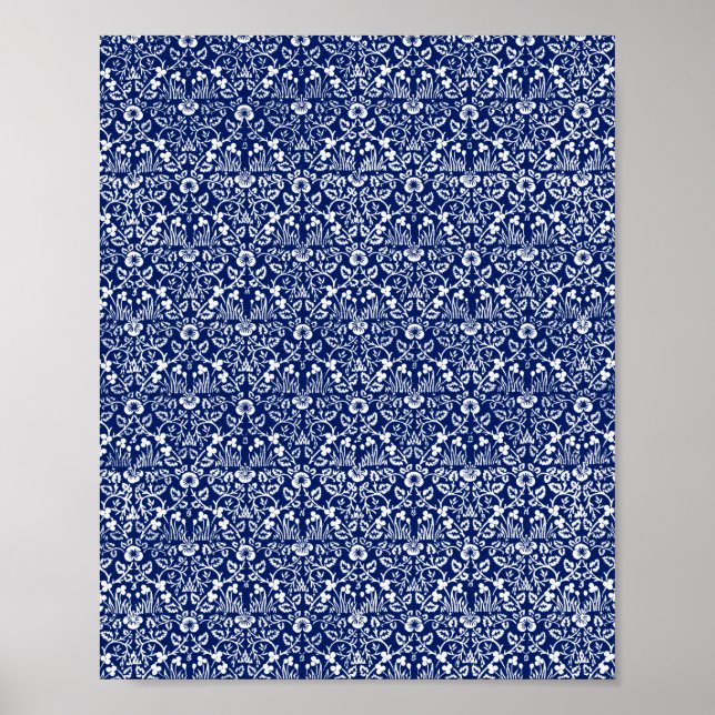 William Morris's famous pattern  eyebright Poster (Front)