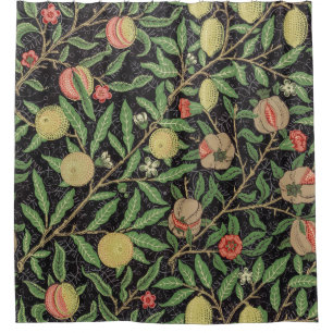 William Morris's Four fruits (1862) famous pattern Shower Curtain