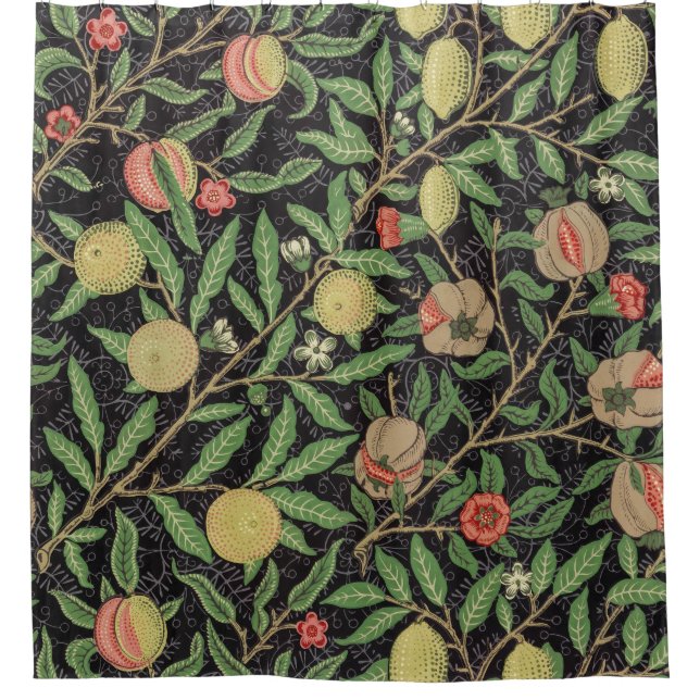 William Morris's Four fruits (1862) famous pattern Shower Curtain (Front)