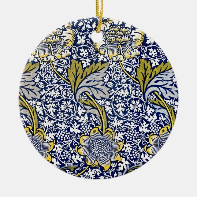 William Morris's Kennet Elegance Ceramic Ornament (Front)