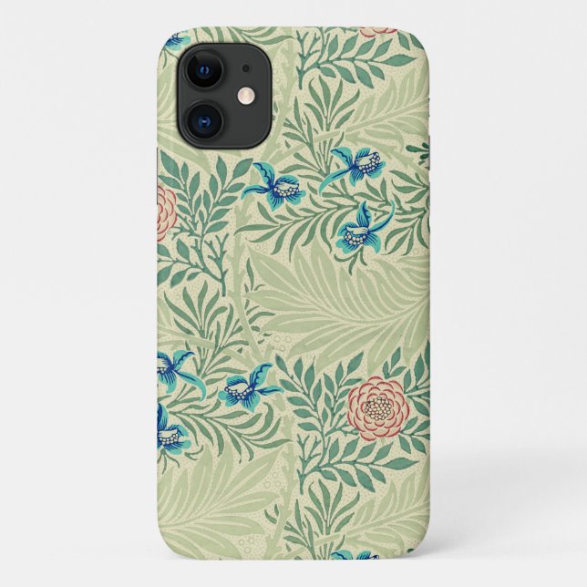 William Morris's Larkspur famous pattern    Case-Mate iPhone Case (Back)