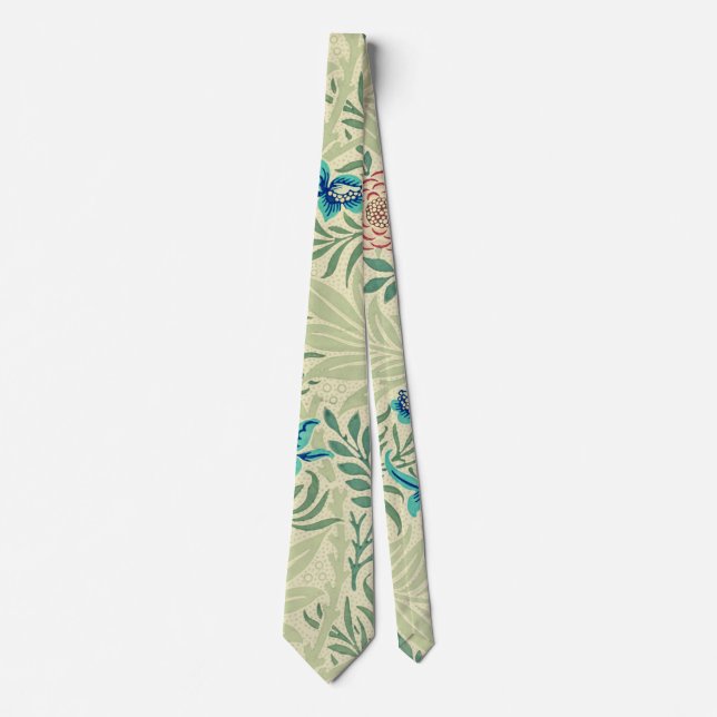 William Morris's Larkspur famous pattern   Neck Tie (Front)