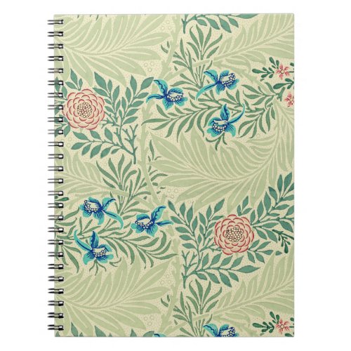 William Morriss Larkspur famous pattern  Notebook