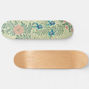 William Morris's Larkspur famous pattern Skateboard