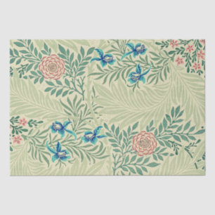 William Morris's Larkspur famous pattern Tissue Paper