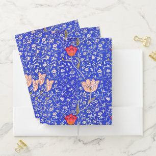 William Morris's Medway famous pattern   Pocket Folder