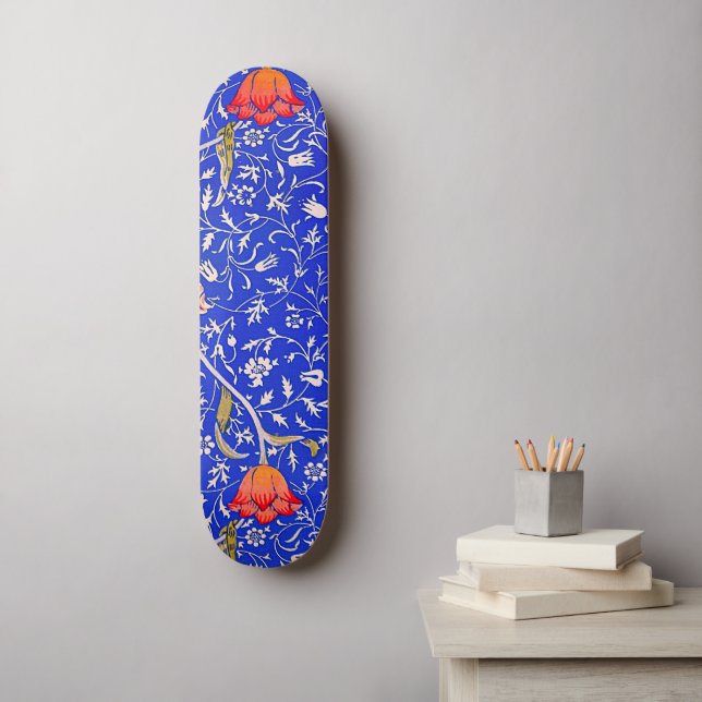 William Morris's Medway famous pattern Skateboard (Wall Art)