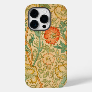 William Morris's Pink and Rose famous pattern Case-Mate iPhone 14 Pro Case