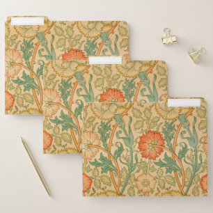 William Morris's Pink and Rose famous pattern File Folder