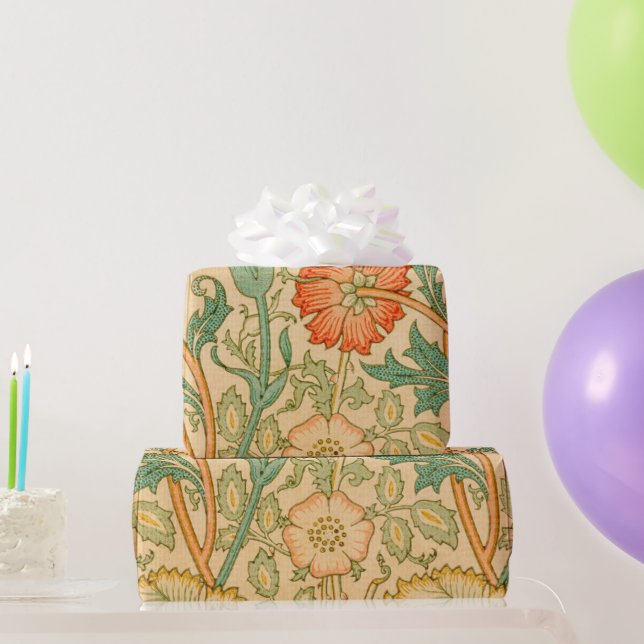 William Morris's Pink and Rose famous pattern   Wrapping Paper (Party Gifts)