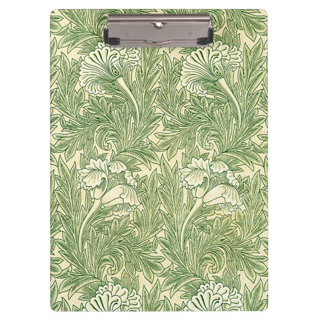William Morris's Tulip famous pattern  Clipboard (Front)