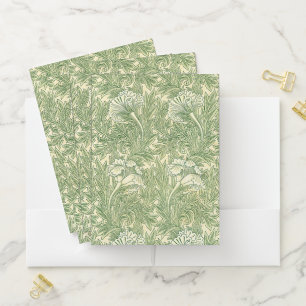 William Morris's Tulip famous pattern  Pocket Folder