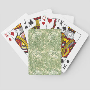 William Morris's Tulip famous pattern Poker Cards