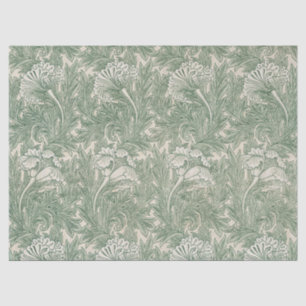William Morris's Tulip Pattern Green Art Tissue Paper
