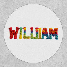 WILLIAM Name in Vibrant Crochet Pattern