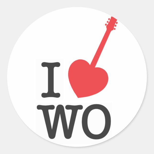 William Ocean Classic Round Sticker (Front)