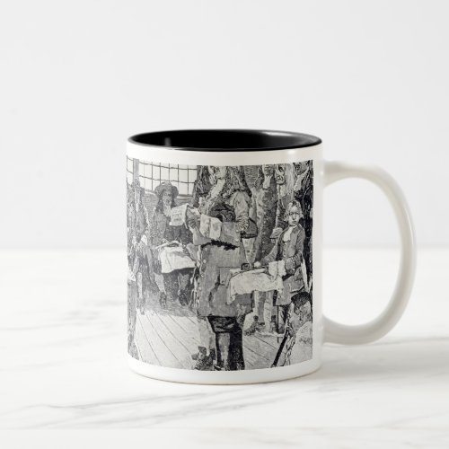 William Penn in Conference with the Colonists Two_Tone Coffee Mug