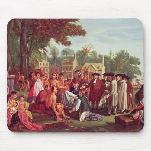 William Penns Treaty with the Indians in 1683 Mouse Pad