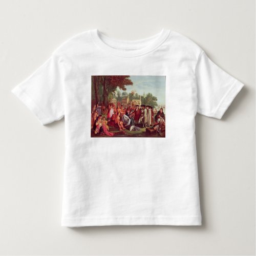 William Penns Treaty with the Indians in 1683 Toddler T_shirt