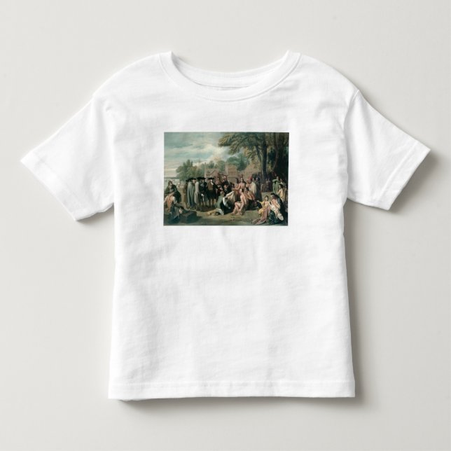 William Penn's Treaty with the Indians in Toddler T-shirt (Front)