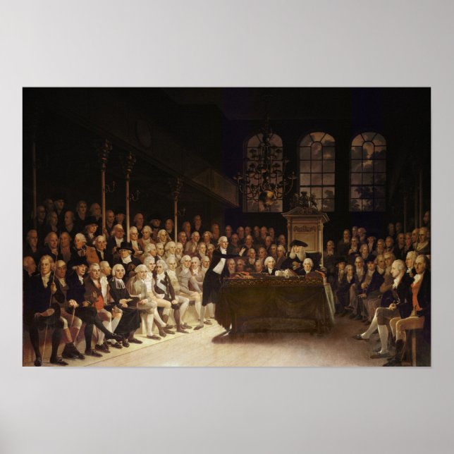 William Pitt addressing the House Poster (Front)