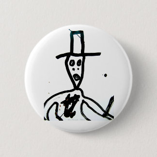 william s. burroughs "man in hat" button