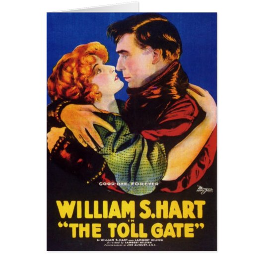 William S. Hart Toll Gate movie poster Cards (Front)