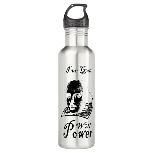 William Shakespear Stainless Steel Water Bottle