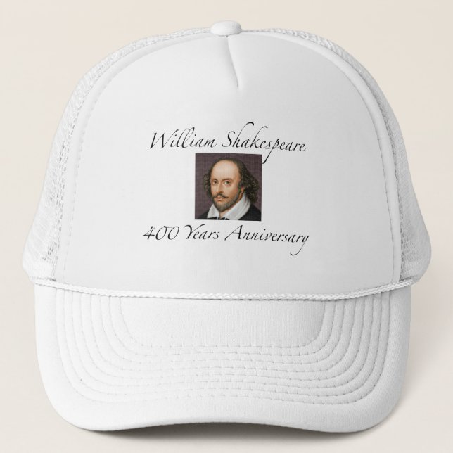 William Shakespeare 400 Years Anniversary Trucker Hat (Front)