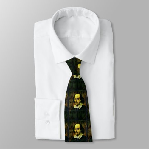 William Shakespeare Blended Portraits  Tie