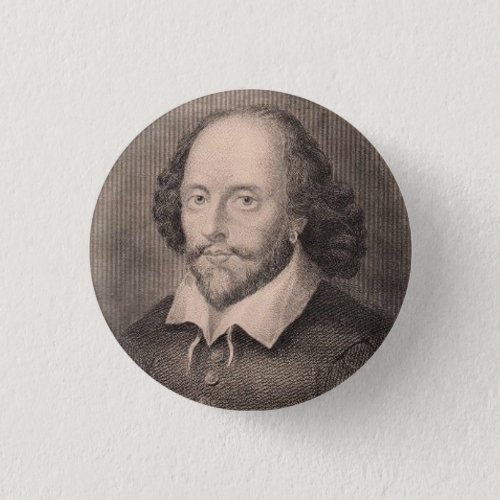 William Shakespeare Button