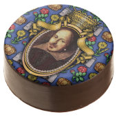William Shakespeare Chocolate Dipped Oreo (Angled)