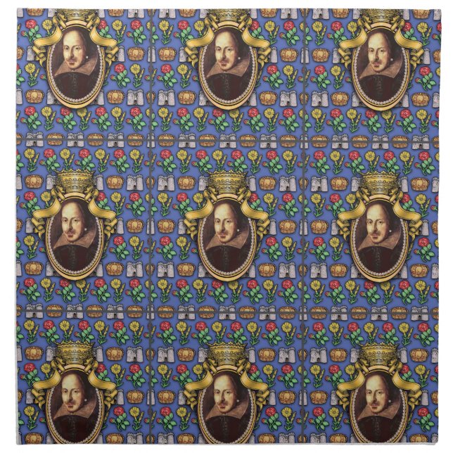 William Shakespeare Cloth Napkin (Front)