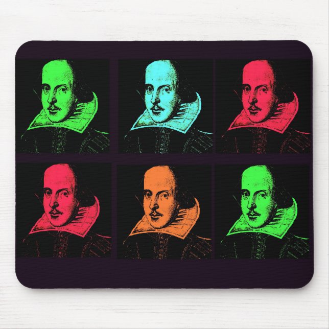 William Shakespeare Collage Mouse Pad (Front)