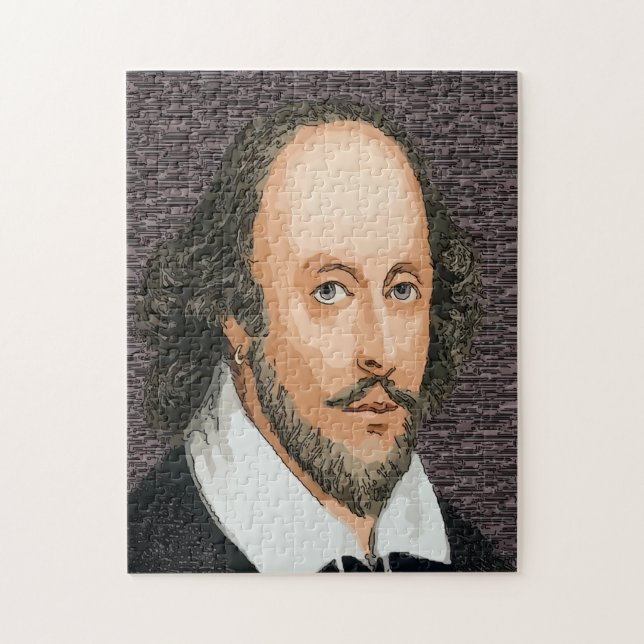 William Shakespeare Face Jigsaw Puzzle (Vertical)