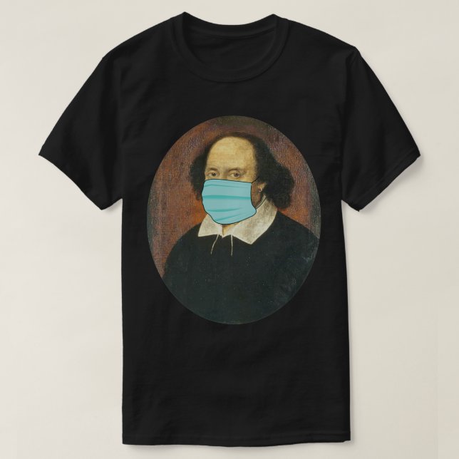 William Shakespeare Face Mask Pullover  (Design Front)