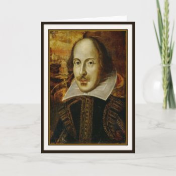 William Shakespeare Greeting Card by ForEverProud at Zazzle