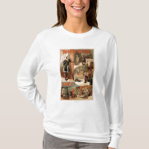 William Shakespeare "Hamlet" Theatre Poster T-Shirt