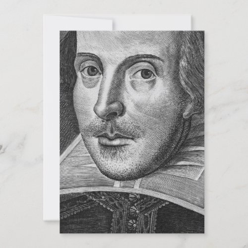 William Shakespeare Invitation