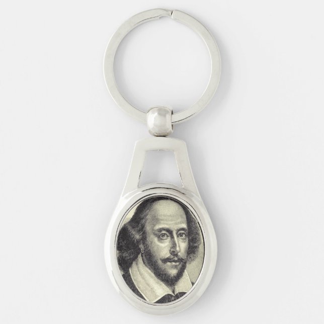 William Shakespeare Keychain (Front)
