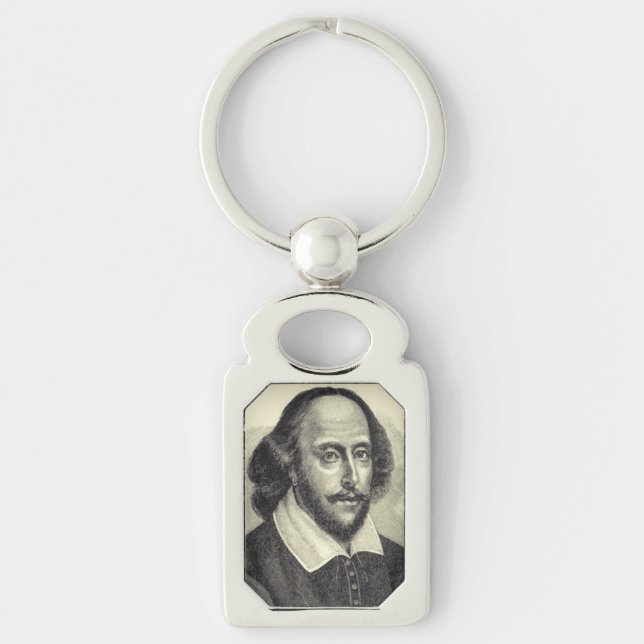 William Shakespeare Keychain (Front)