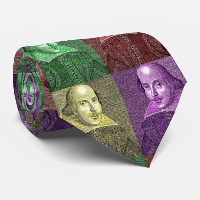 William Shakespeare Neck Tie (Rolled)