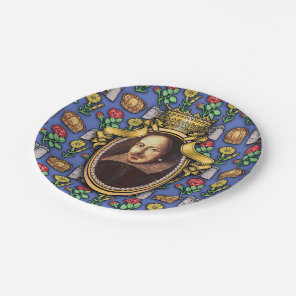 William Shakespeare Paper Plates